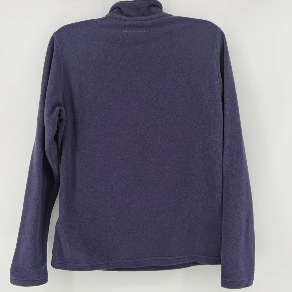 Mammut Womens Purple‎ Tecnopile Fleece Quarter Zip Pullover Sweater 1040-00130 L